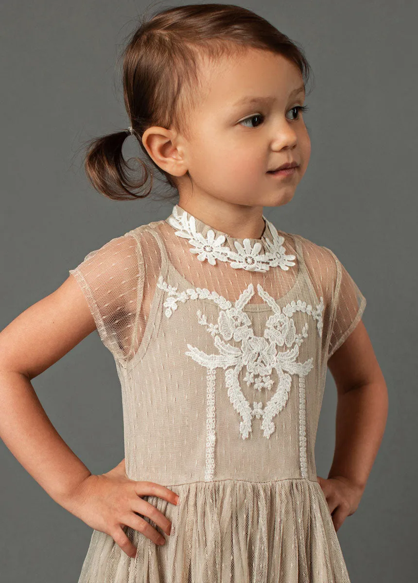 Jolie Dress in Tan