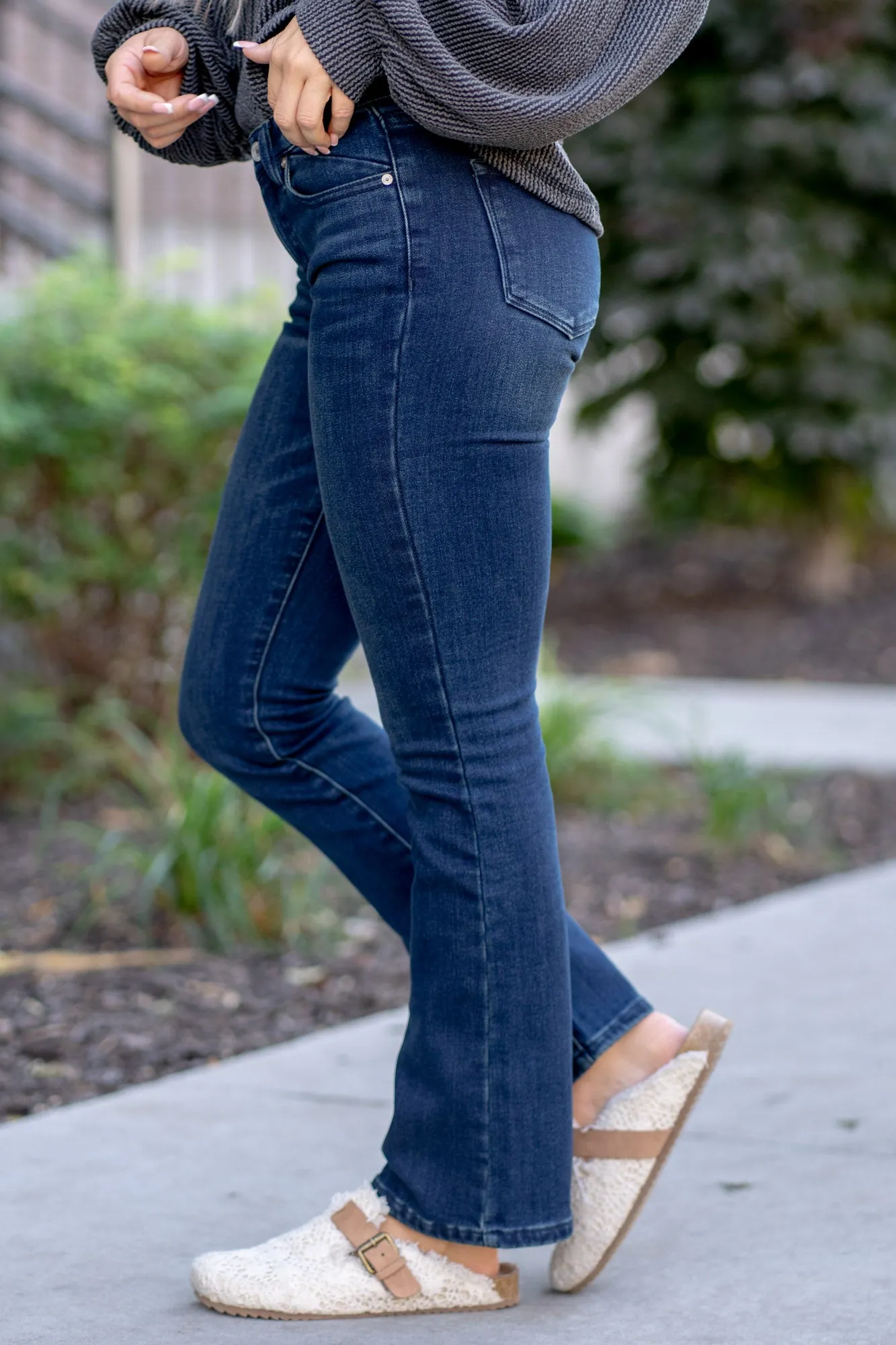 Juniper Fleece Lined Mid Rise Baby Bootcut