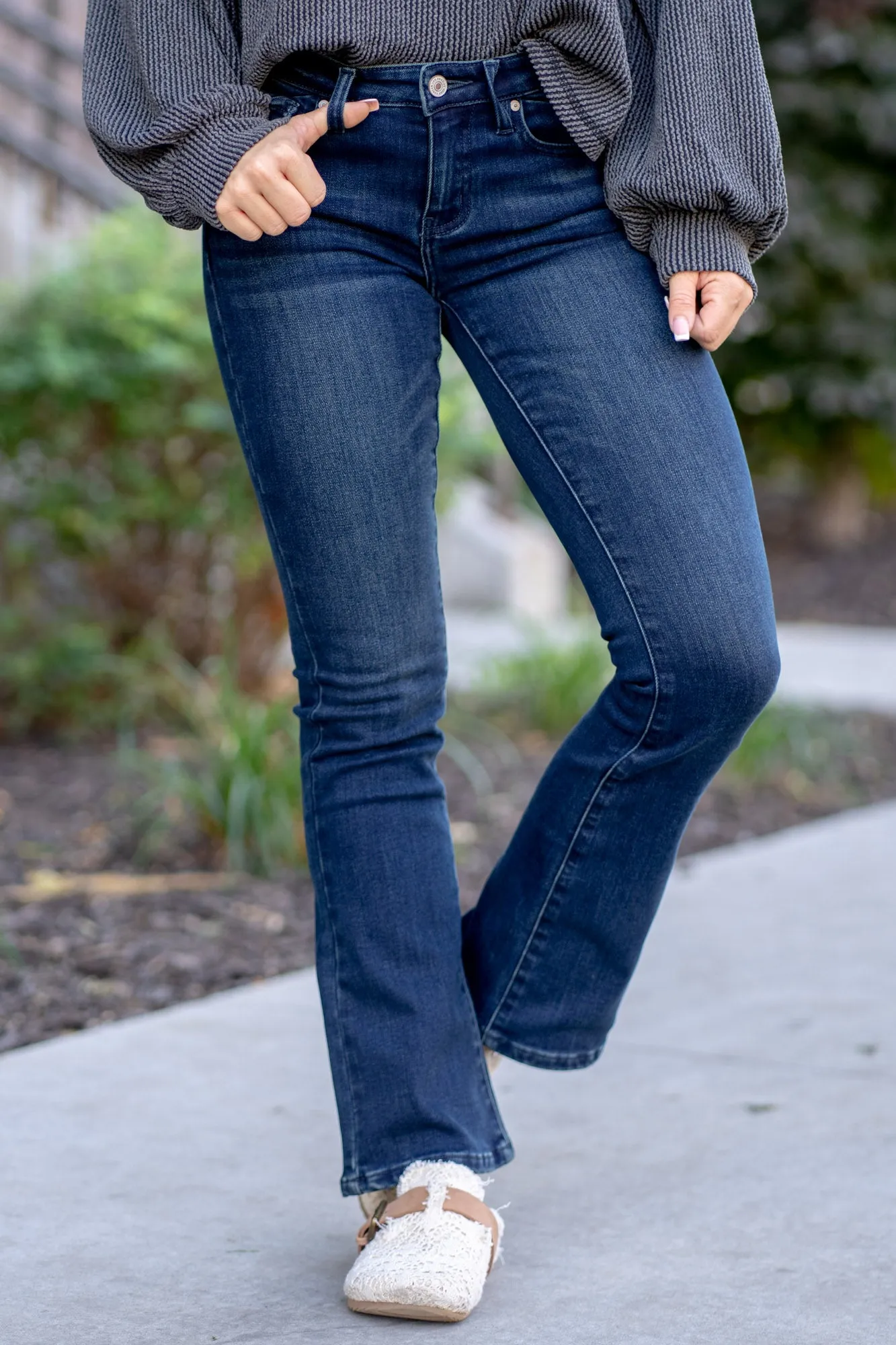 Juniper Fleece Lined Mid Rise Baby Bootcut