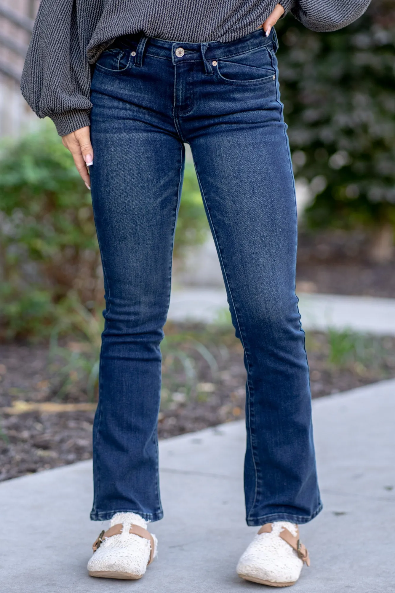 Juniper Fleece Lined Mid Rise Baby Bootcut