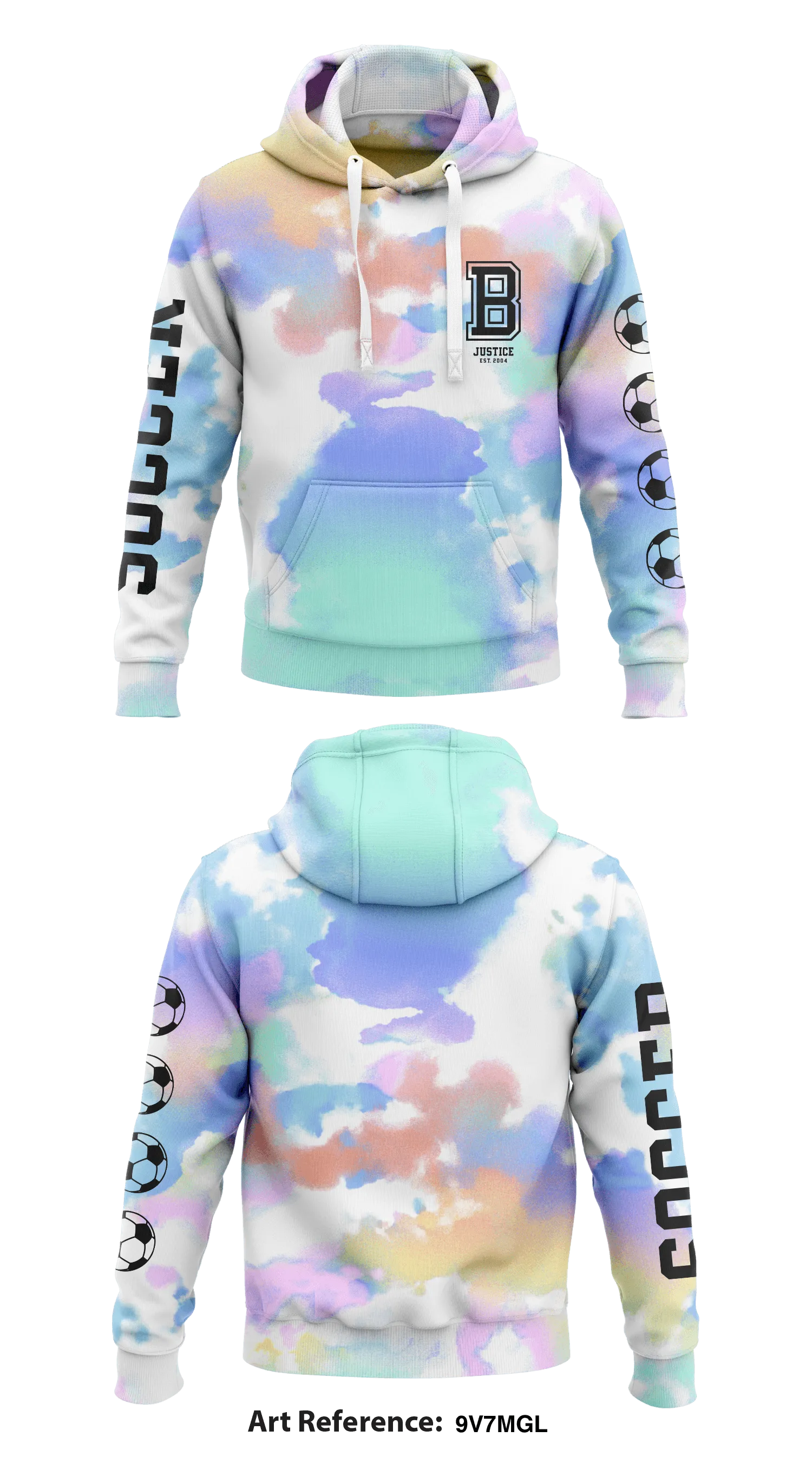 Justice Store 1 Core Men's Hooded Performance Sweatshirt - 9V7MGL