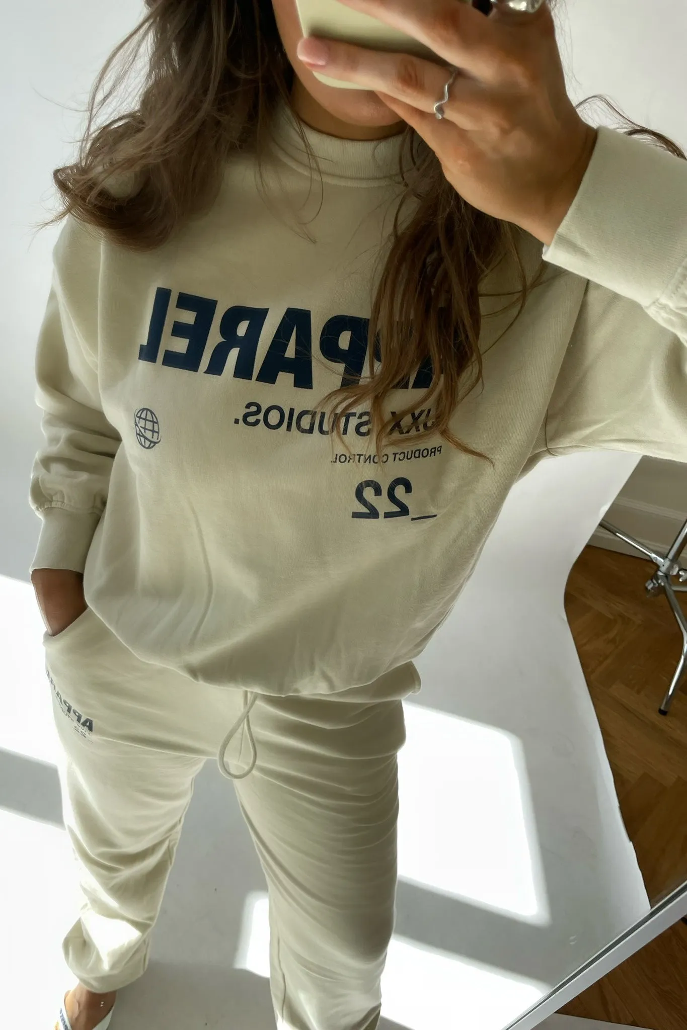 JXBianca Sweatpants - Råhvid