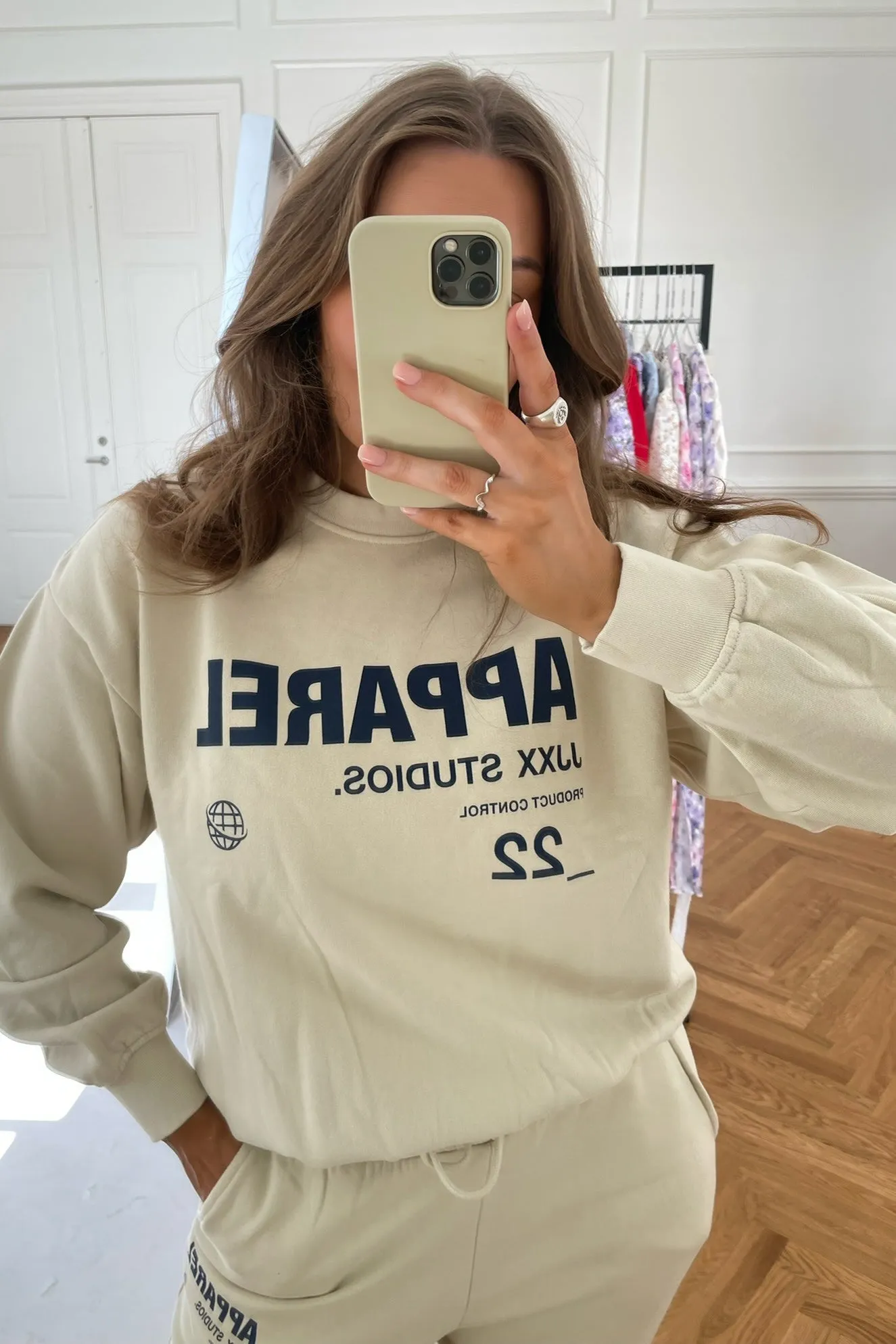 JXBianca Sweatpants - Råhvid