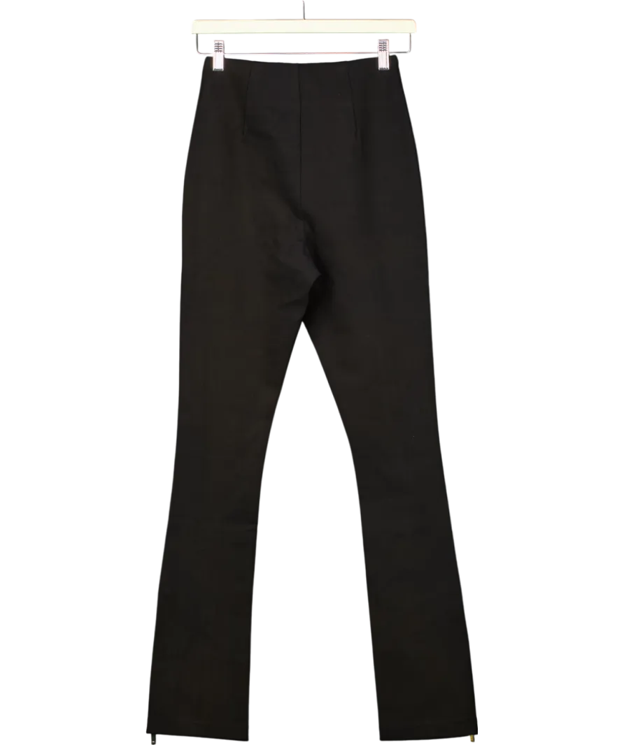 Karen Millen Black Ponte High Waist Flared Trouser UK 6