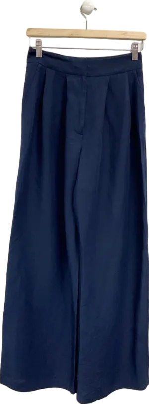 Karen Millen Blue Wide Leg Trousers UK 6