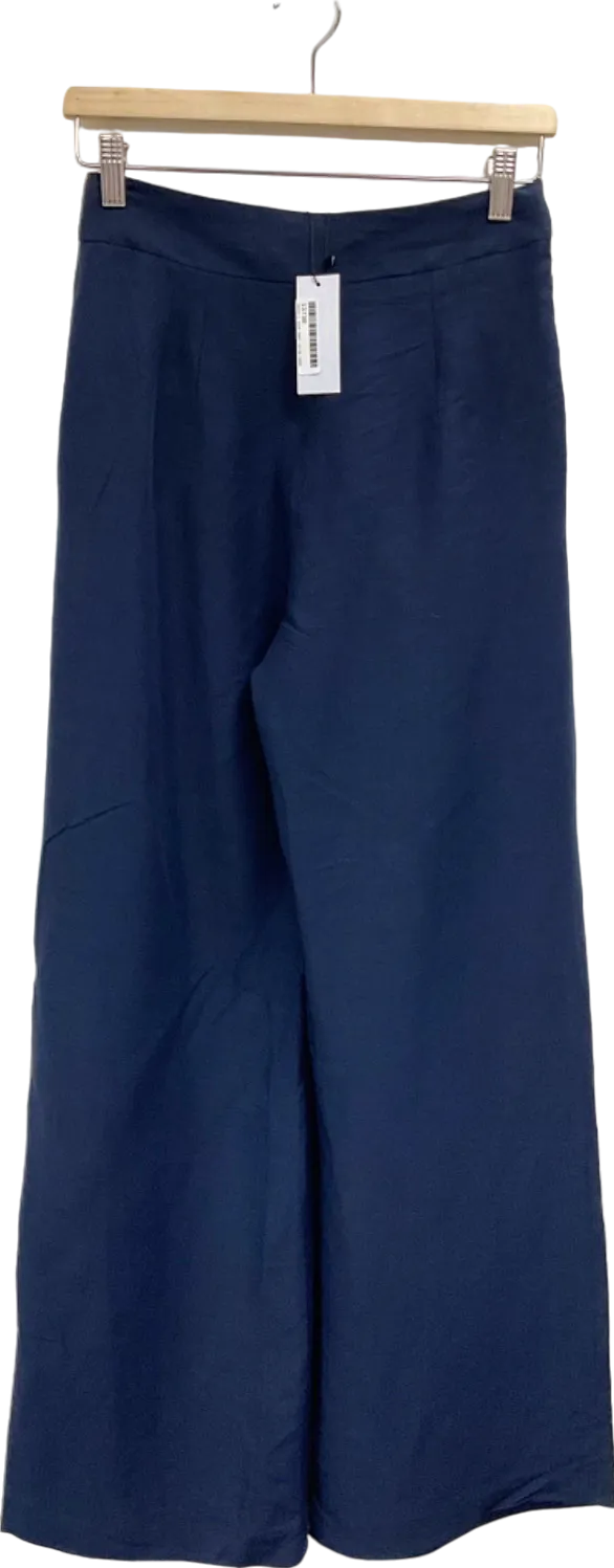 Karen Millen Blue Wide Leg Trousers UK 6
