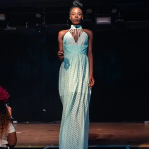 Kiki Aqua Daytime Maxi Dress