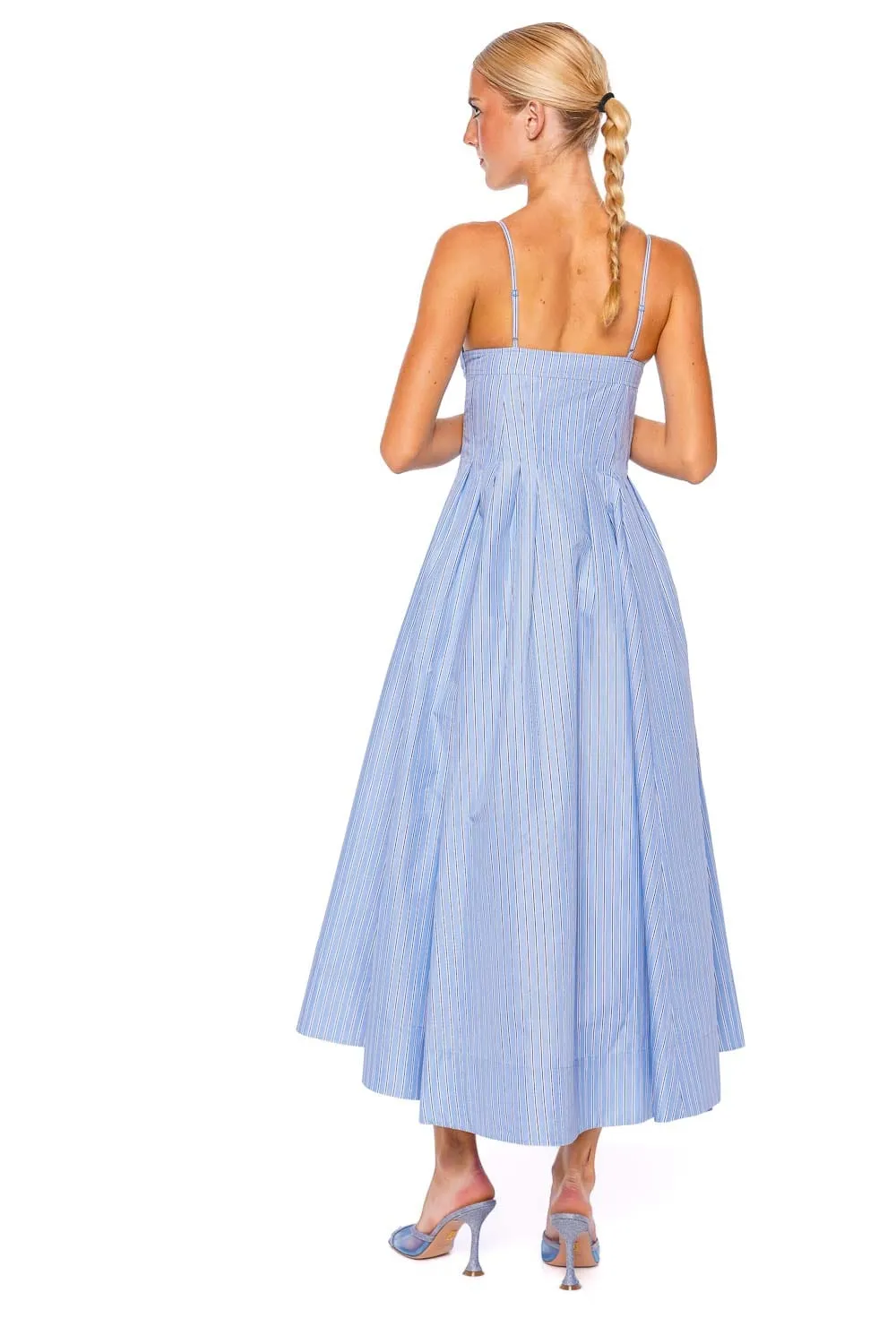 Kittiya Harbor Stripe Midi Dress
