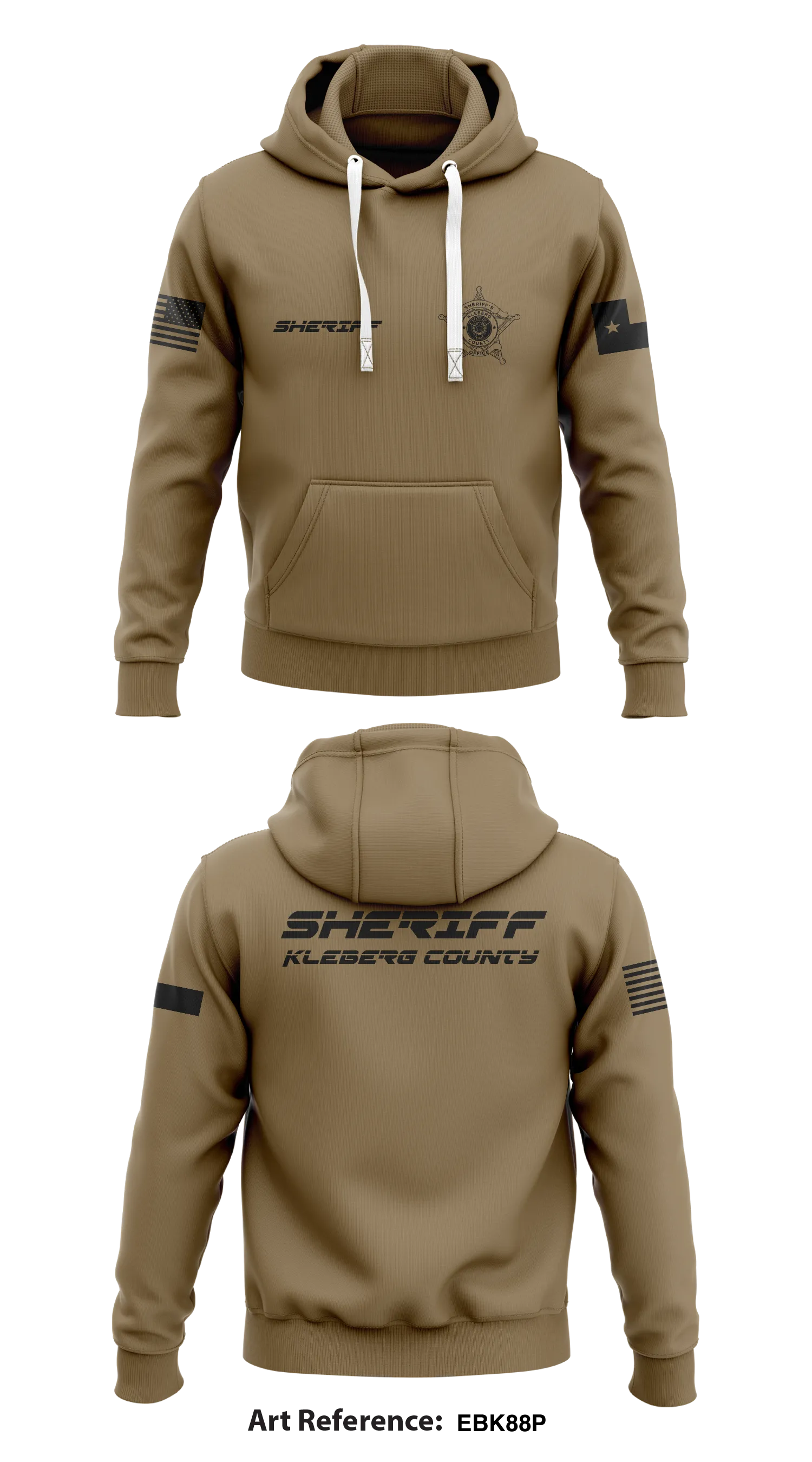 Kleberg county  Store 1  Core Men's Hooded Performance Sweatshirt - GpTSpN