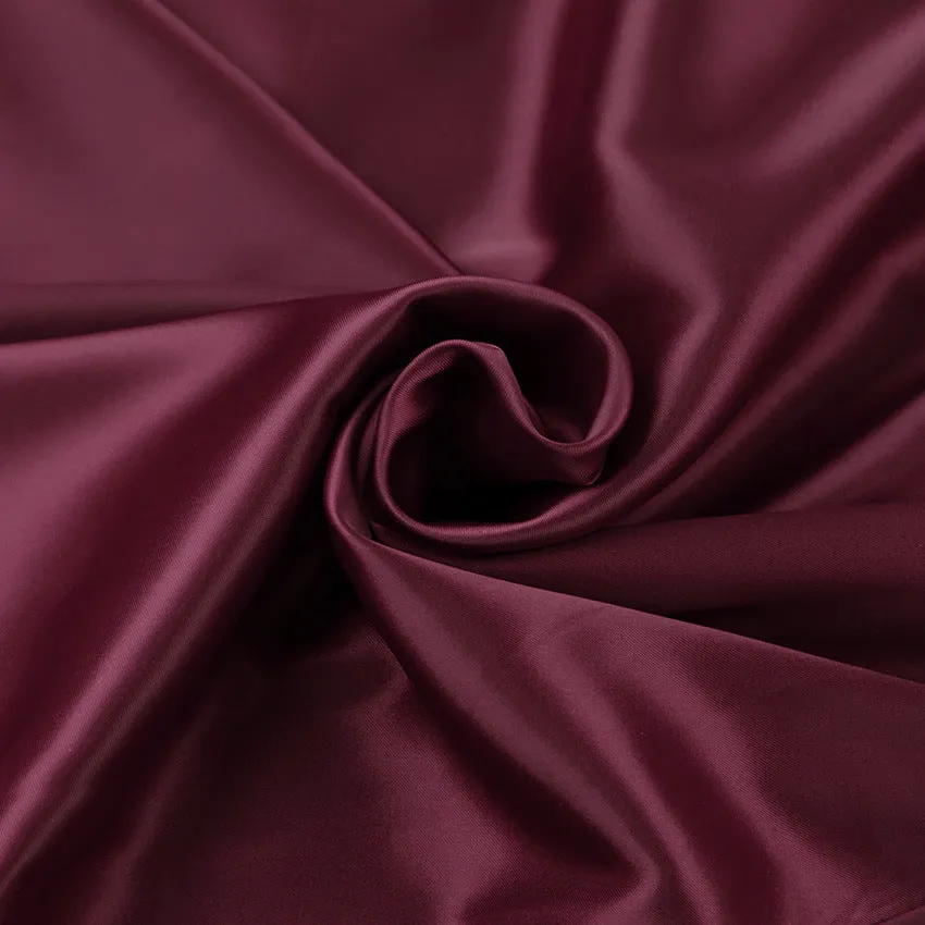 Lantern Bubble Sleeve Satin Midi Dresses Brown