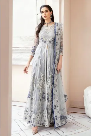 Latest Festive Maxi Frock in Sky Blue Color #Y6138