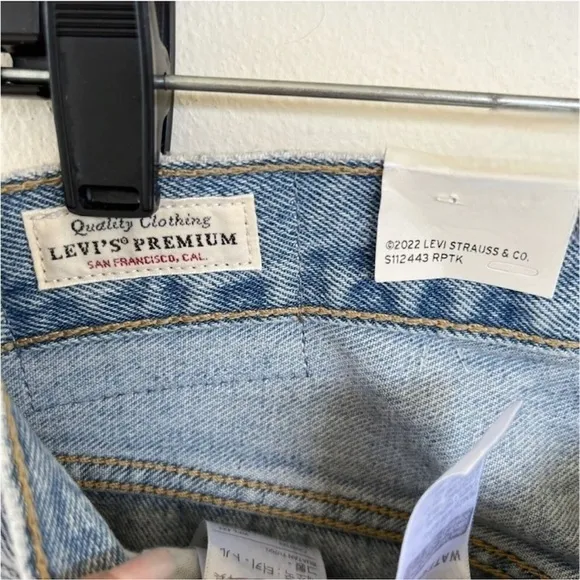 Levis button fly Premium 501 High-rise jeans 32 X 30 blue Premium 501 Original
