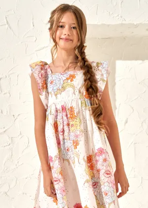 Lexi Printed Broderie Maxi Dress