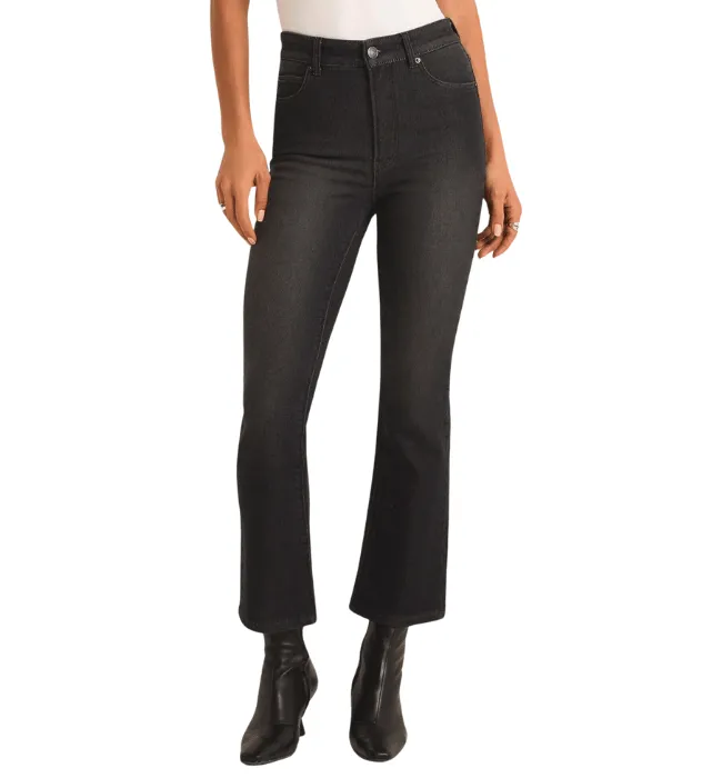 LIA DENIM ANKLE KICK FLARE