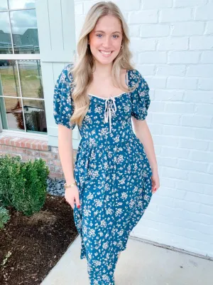 Lily Blossom Midi Dress