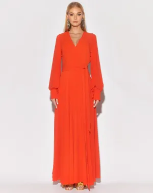 LilyPad Maxi Dress - Flame