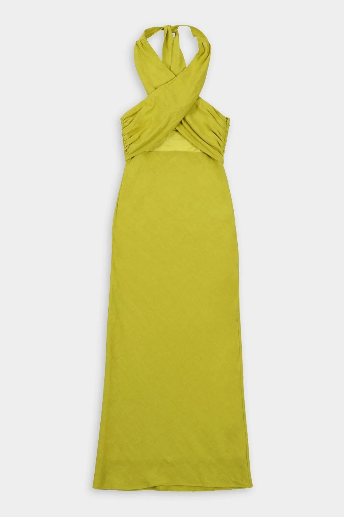 Linen Yabba Dress in Kiwi