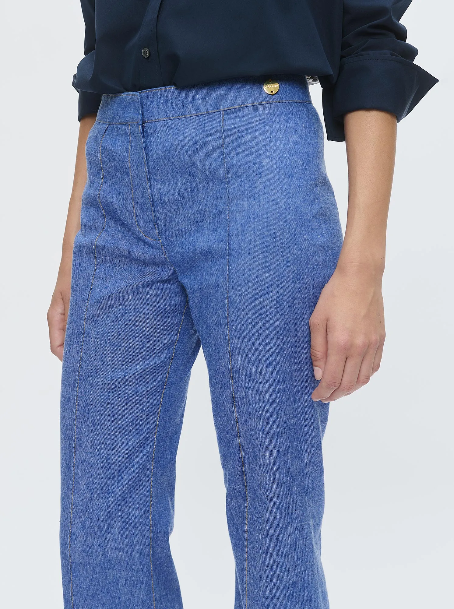 LOLA Crop Jean Blue Indigo