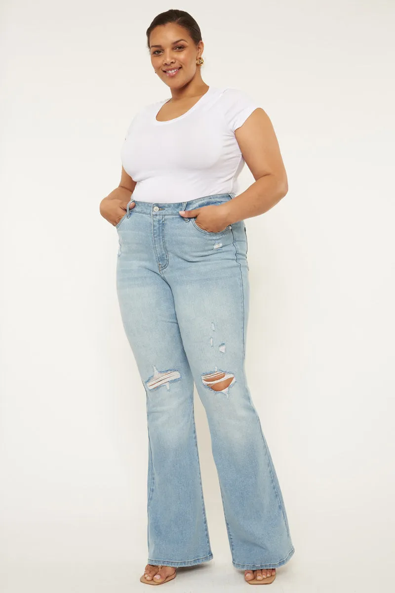 Lori High Rise Flare Jeans (Plus Size)