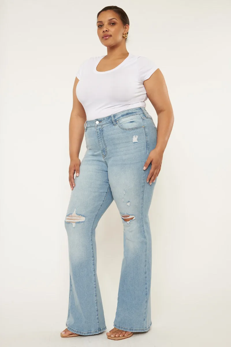 Lori High Rise Flare Jeans (Plus Size)