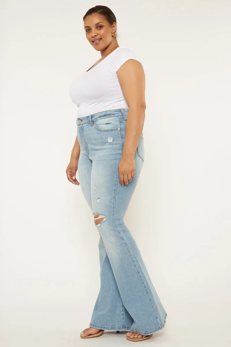 Lori High Rise Flare Jeans (Plus Size)