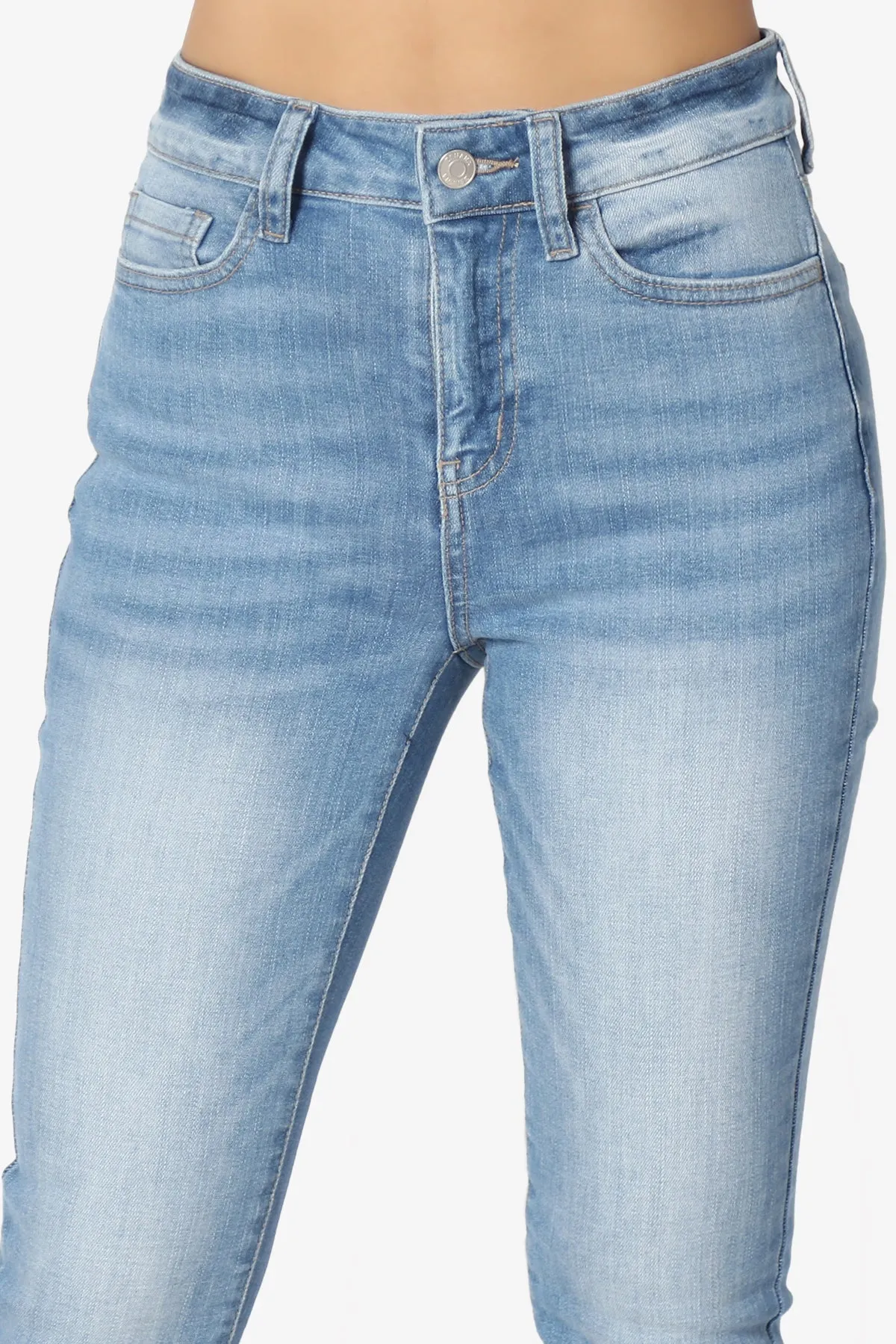 Louella High Rise Stretch Skinny Jeans in Light