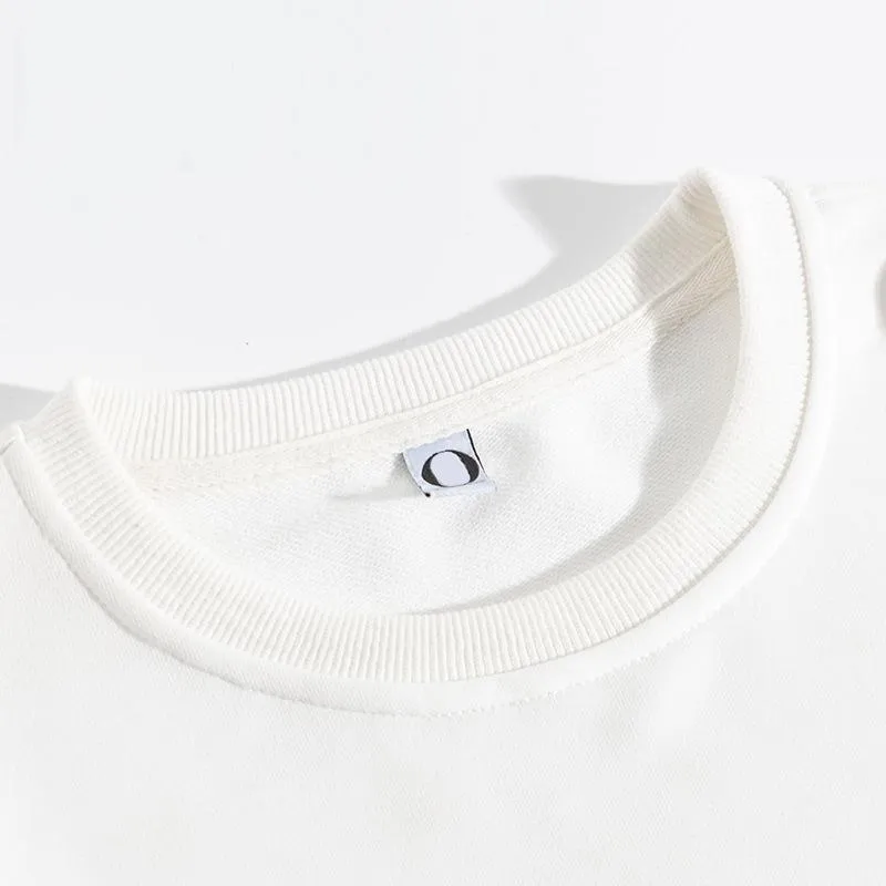 Lovely Christmas O-Neck White Sweater L
