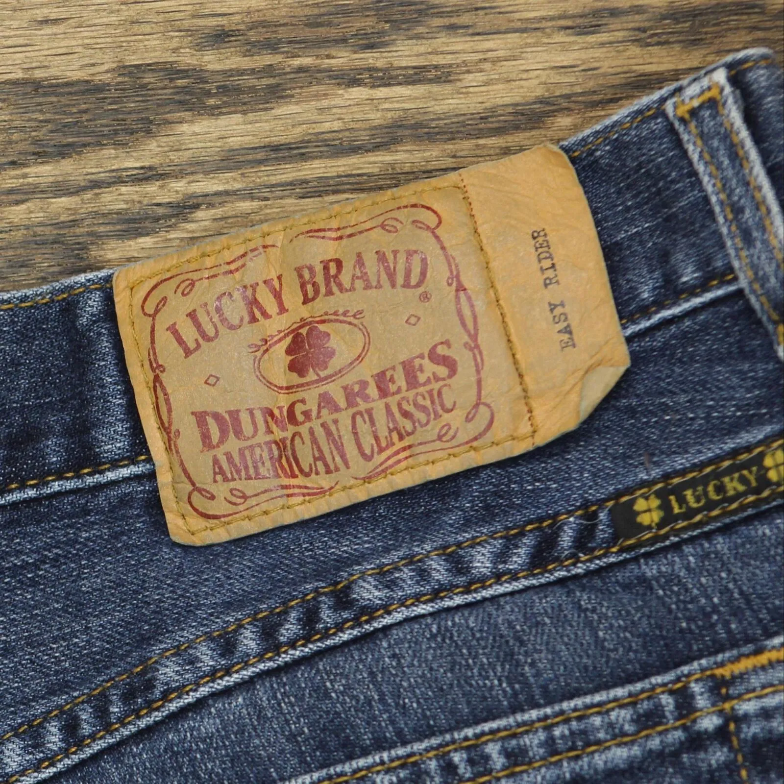 Lucky Brand Womens Vintage Button Fly Bootcut Jeans 1667e2c171baed Blue 14/32