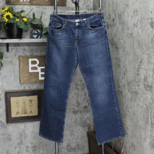 Lucky Brand Womens Vintage Button Fly Bootcut Jeans 1667e2c171baed Blue 14/32