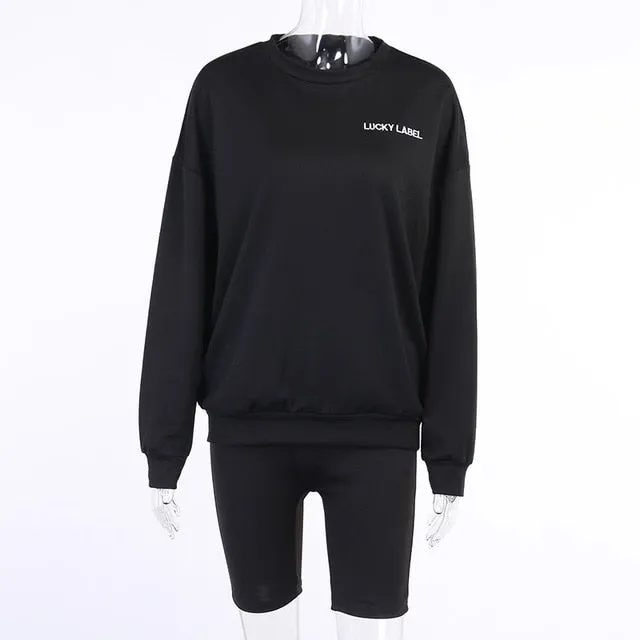 Lucky Sweatshirt & Shorts