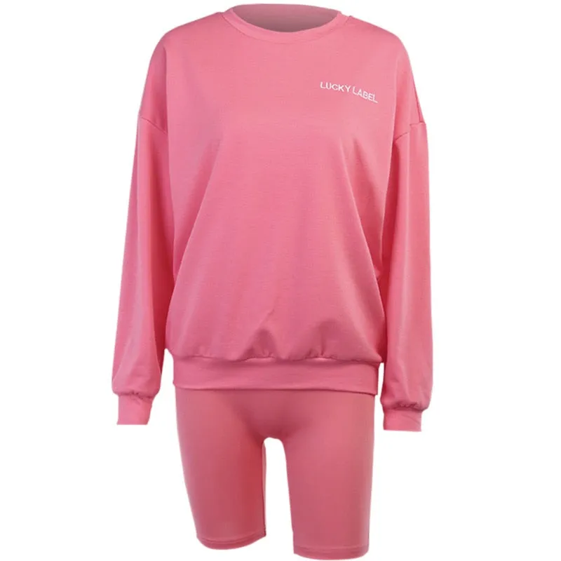 Lucky Sweatshirt & Shorts
