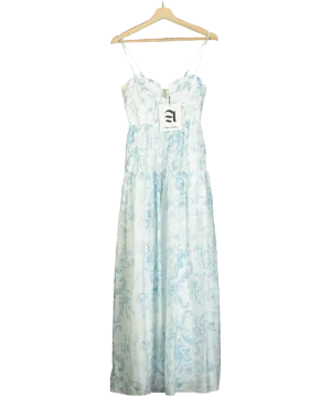 Maison Amory White The Windsor Maxi Dress UK XXS
