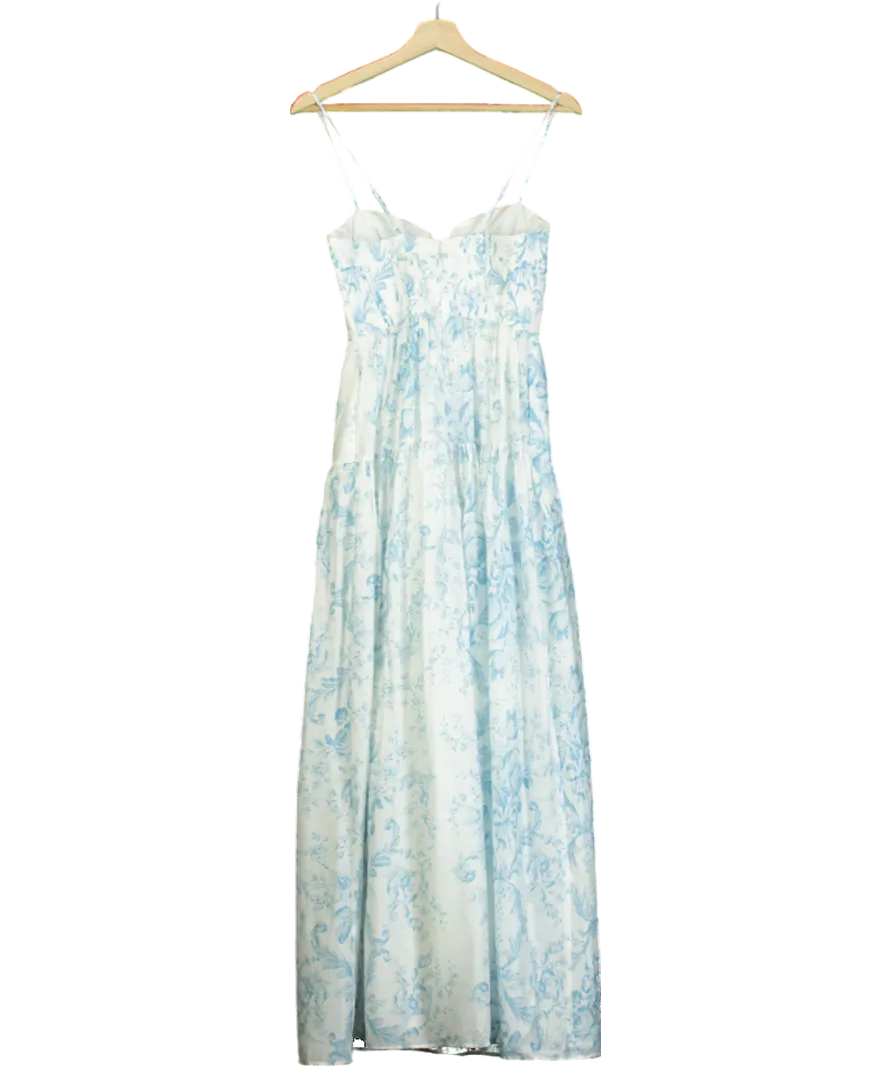 Maison Amory White The Windsor Maxi Dress UK XXS