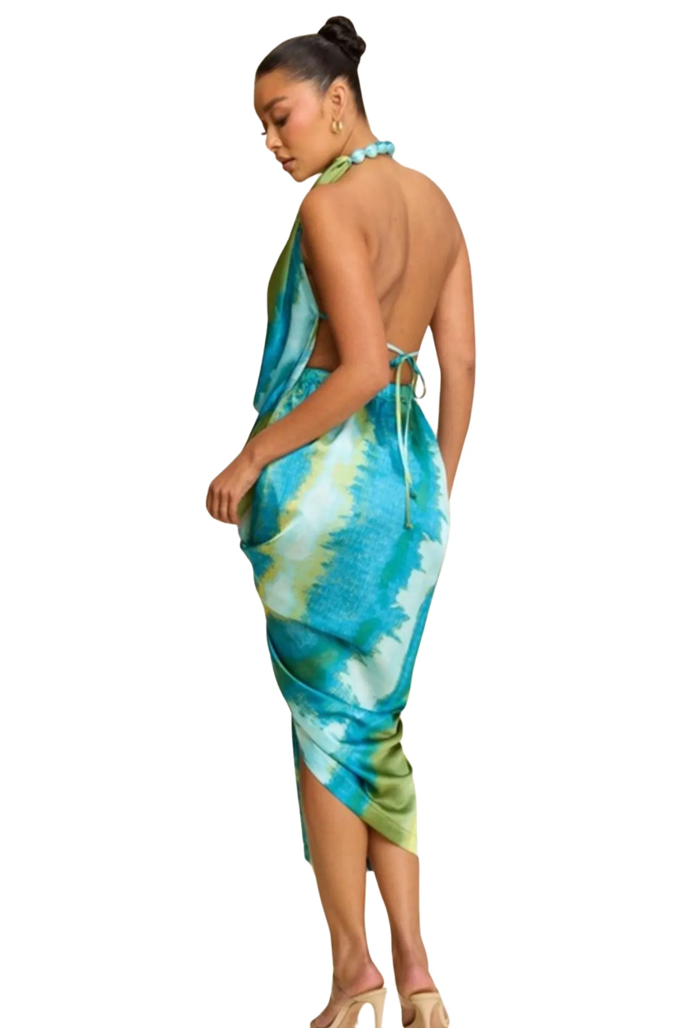 Maley Midi Cowl Dress