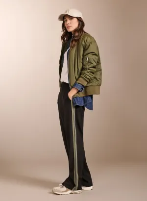 Marjorie LENZING™ ECOVERO™ Trousers | Caviar Black & Khaki