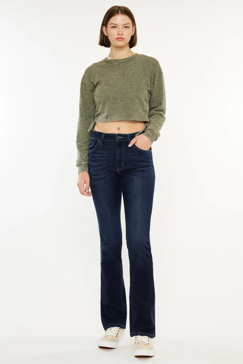 Marla High Rise Skinny Bootcut Jeans