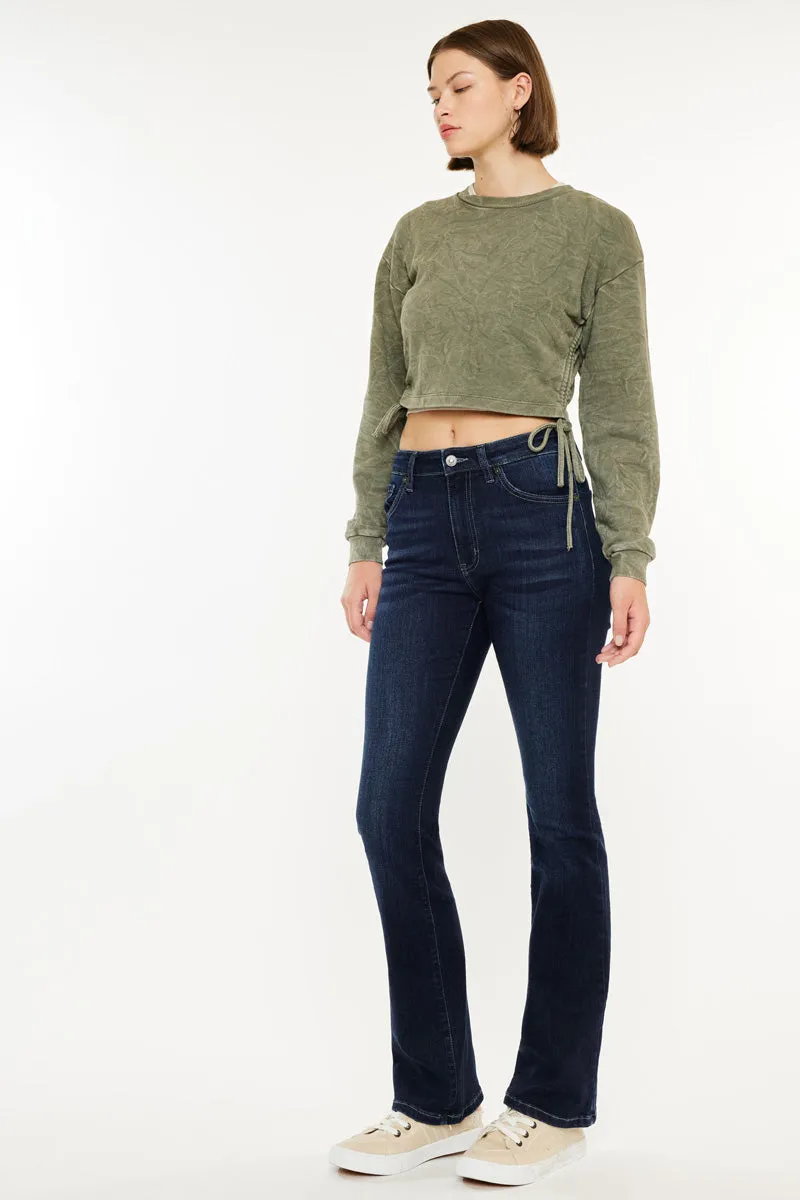 Marla High Rise Skinny Bootcut Jeans