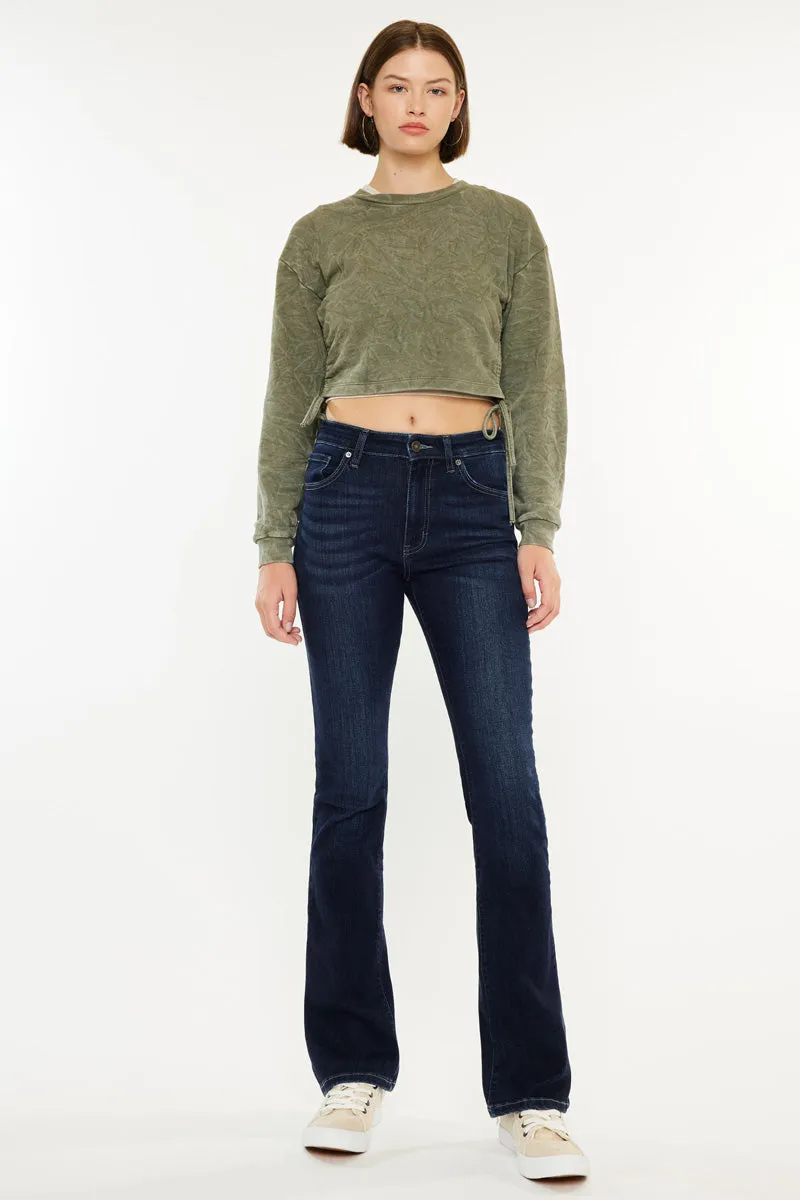 Marla High Rise Skinny Bootcut Jeans