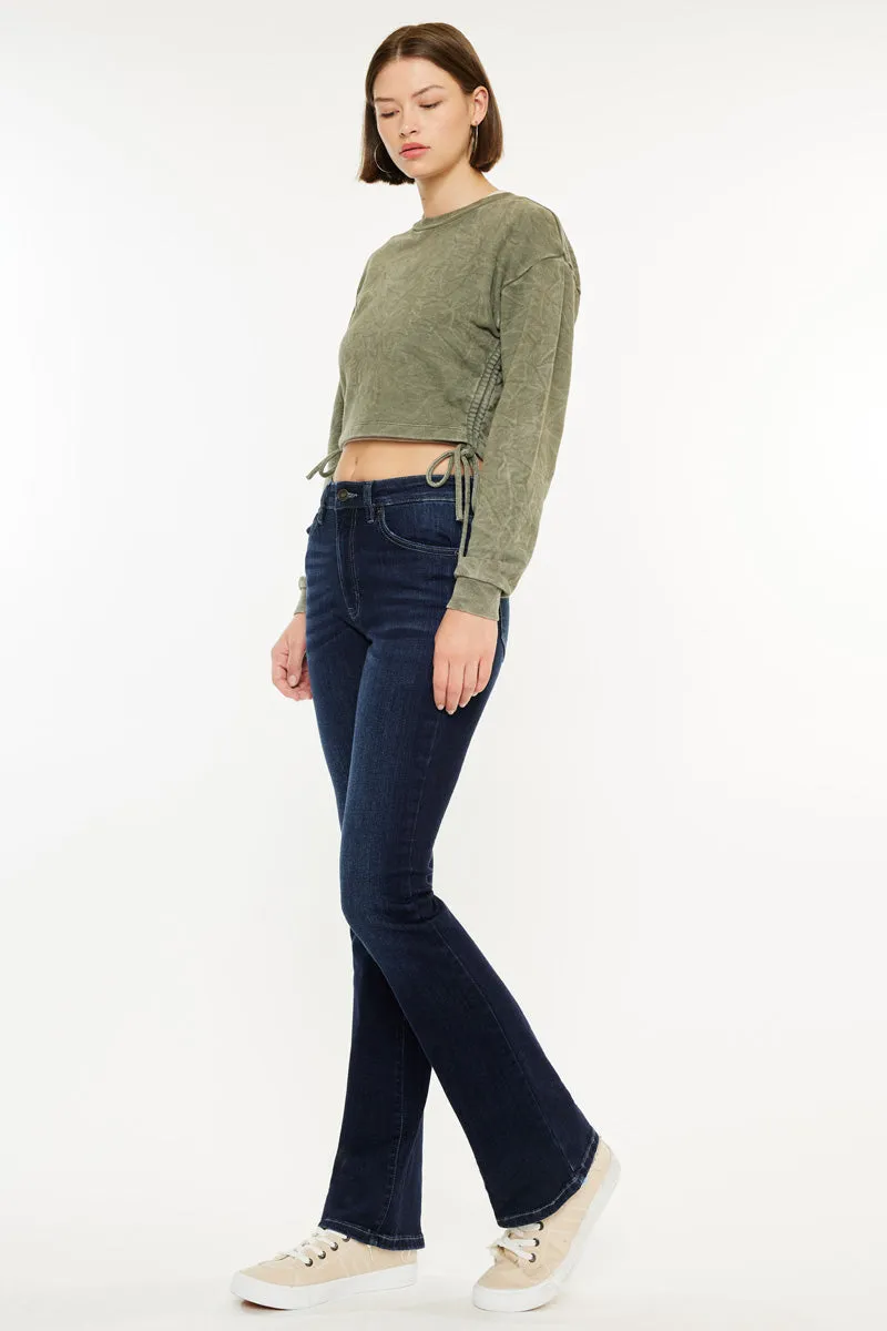 Marla High Rise Skinny Bootcut Jeans