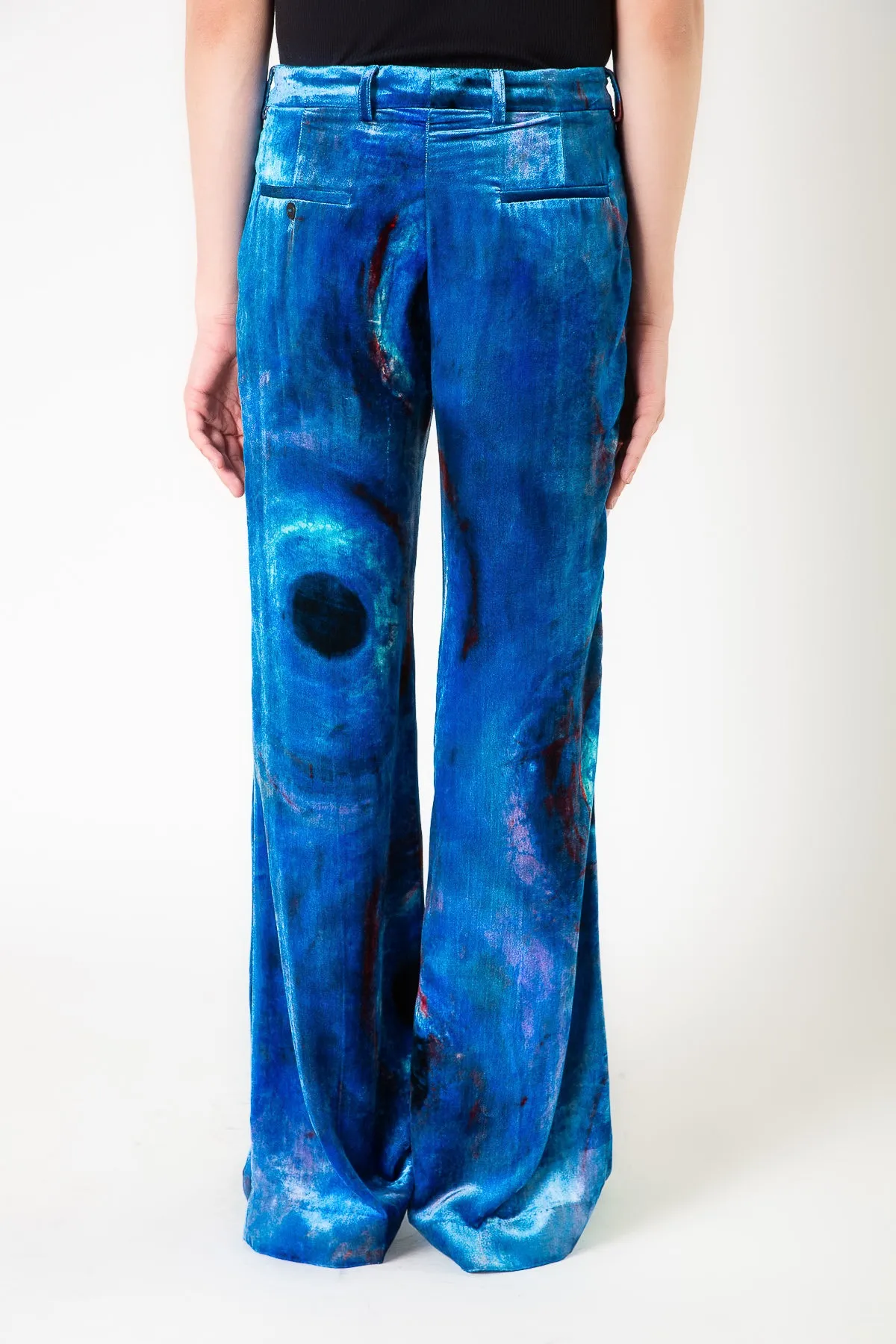 MARNI | VELVET PRINTED TROUSERS