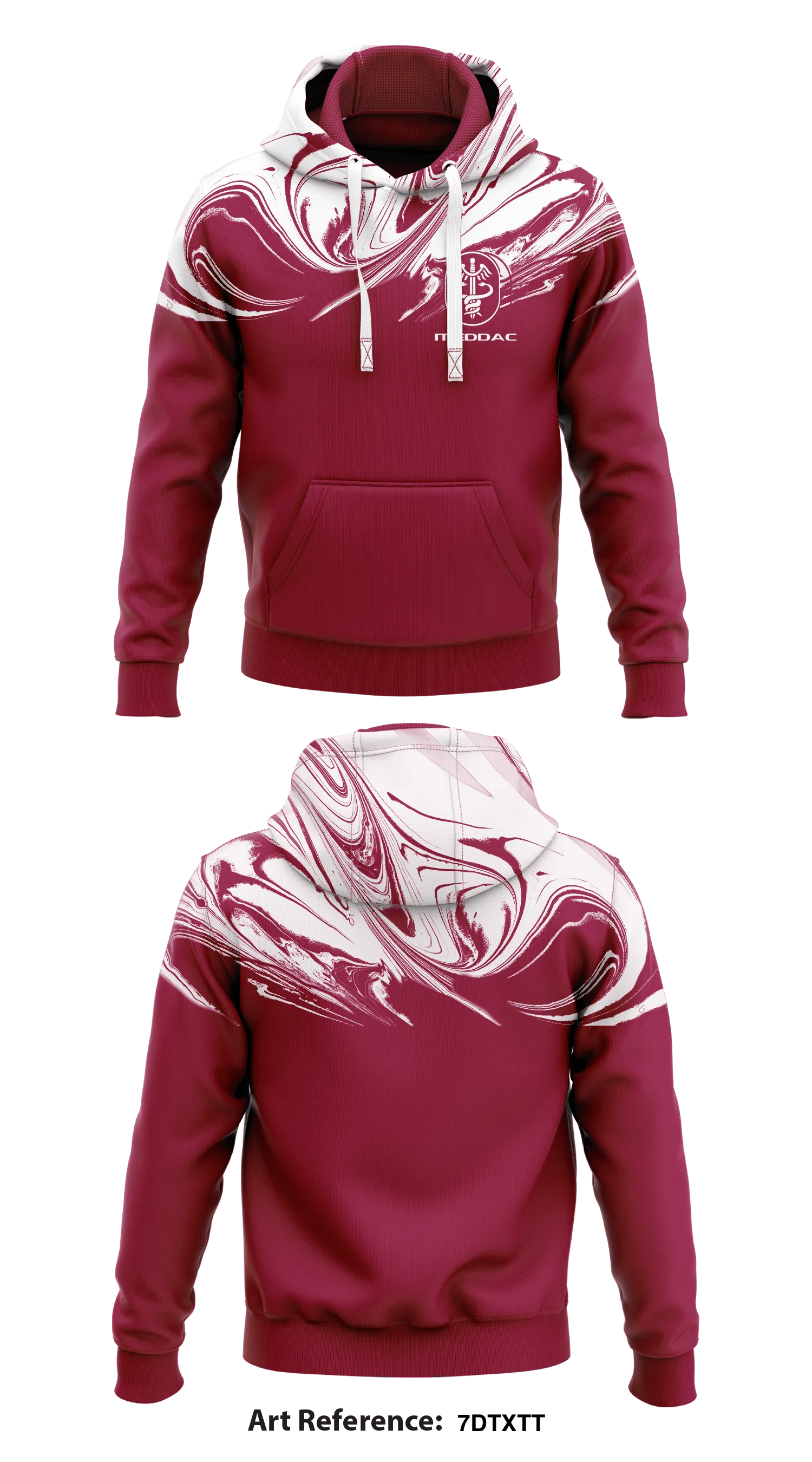 MEDDAC  Core Men's Hooded Performance Sweatshirt - 7dtxTt