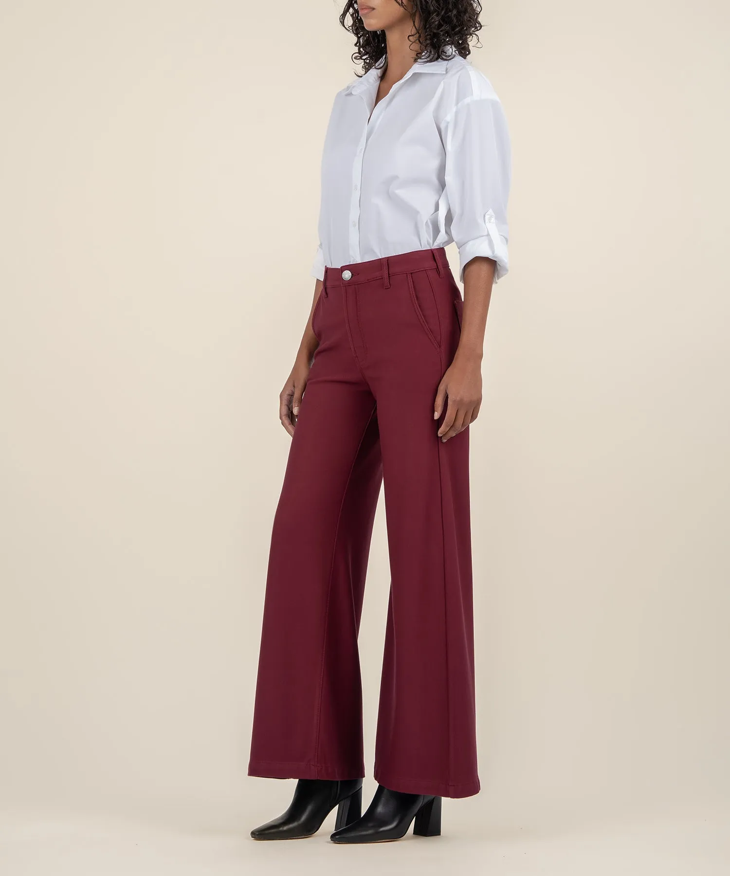 Meg High Rise Wide Leg Trouser - FINAL SALE