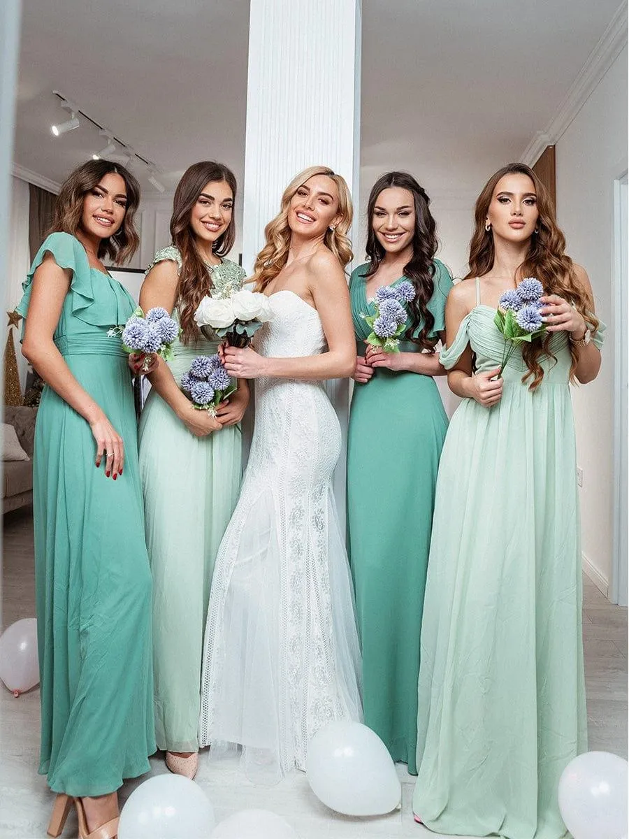 Meilleurs Choix de Robes de Demoiselle d'Honneur Vert Sauge