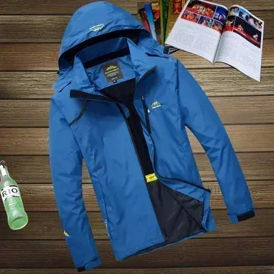 Men's Jackets 2024 NEW Spring Autumn Casual Men Outwear Raincoat Waterproof Hooded Coats Male Breathable WorkJackets 4XL