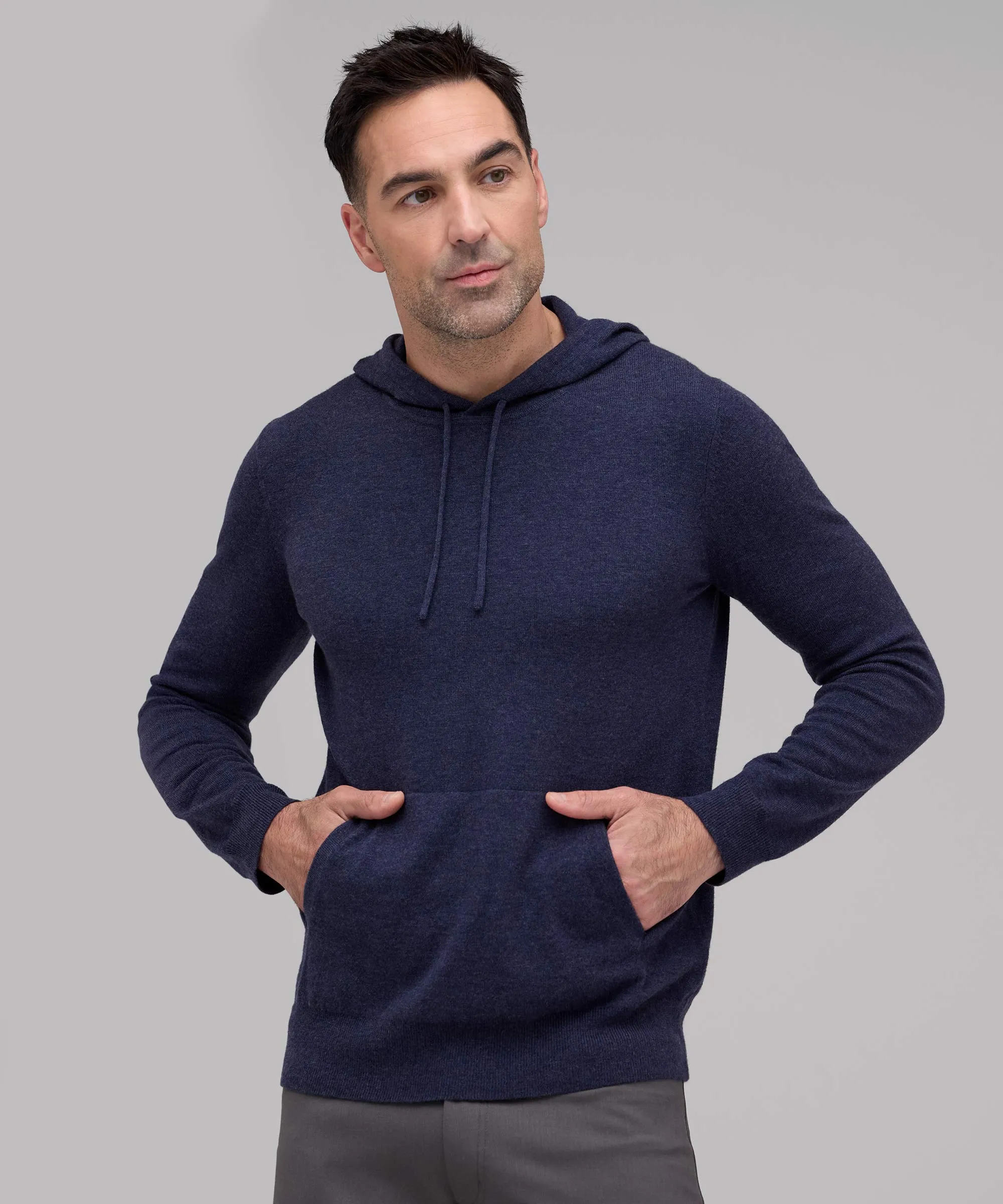 Men's Merino Cashmere Hoodie