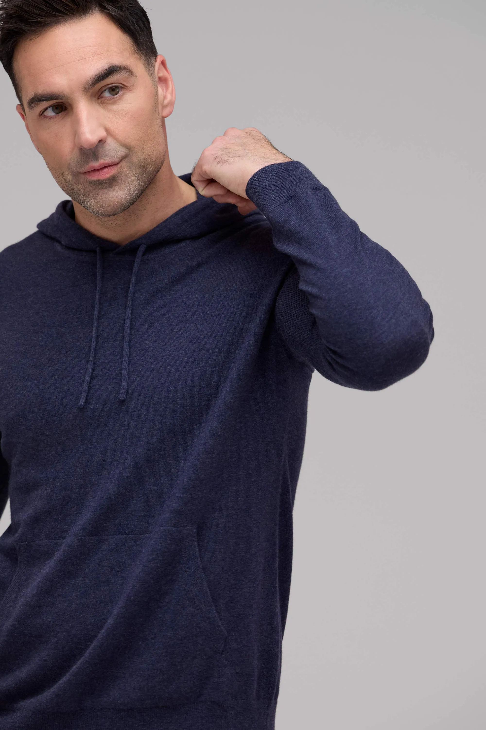 Men's Merino Cashmere Hoodie
