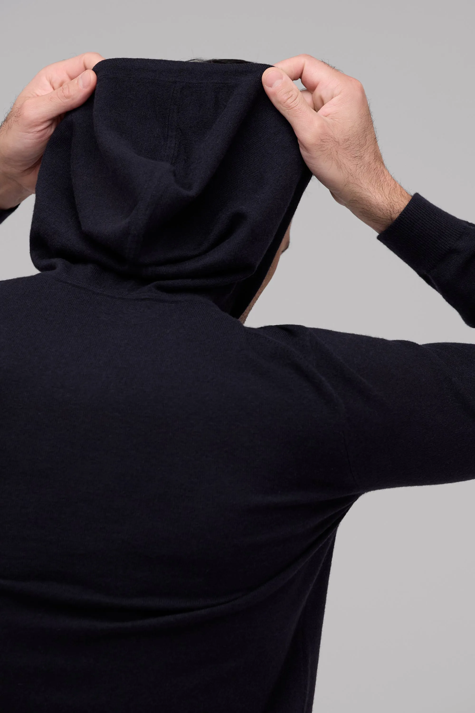 Men's Merino Cashmere Hoodie