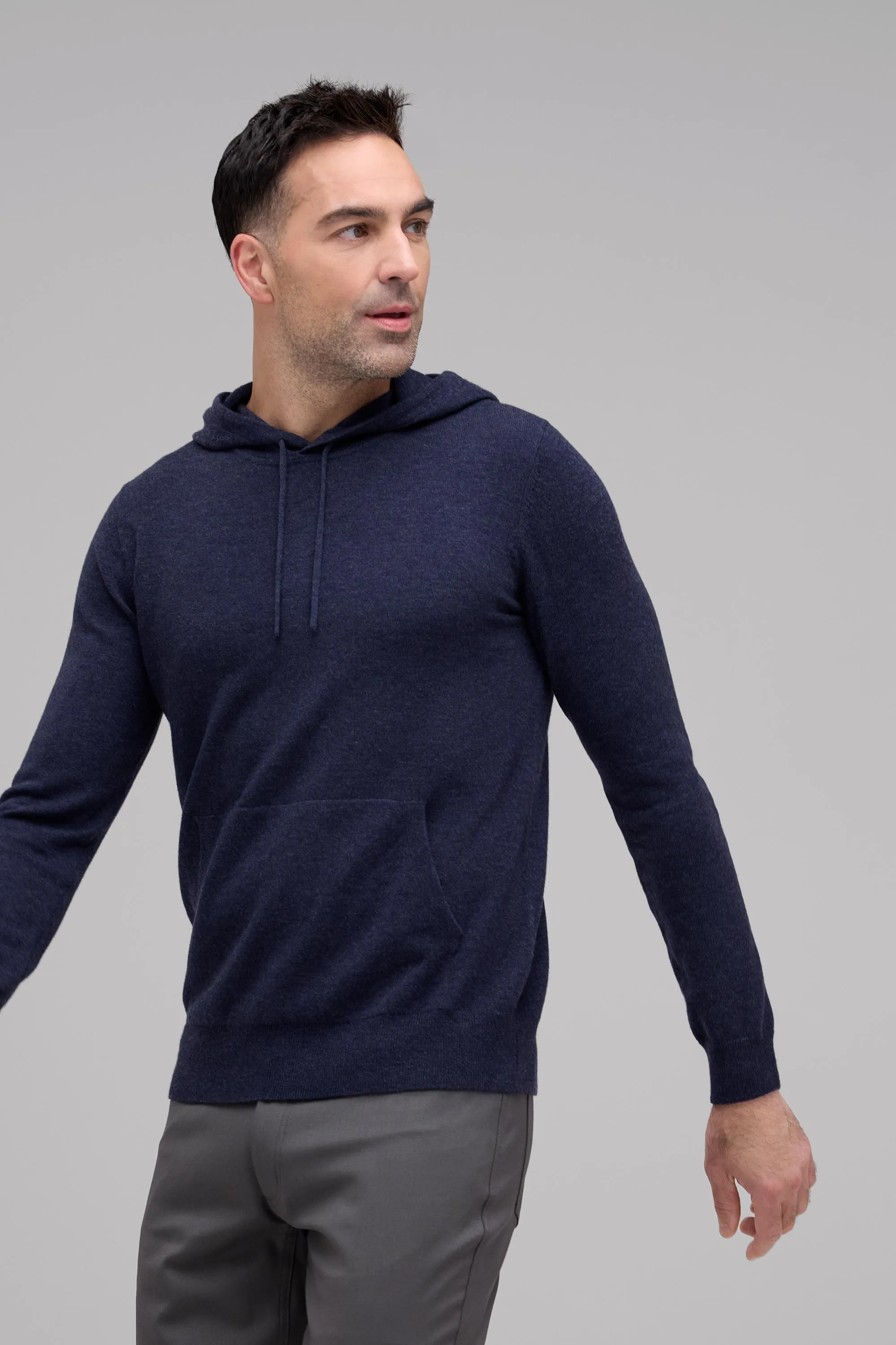 Men's Merino Cashmere Hoodie