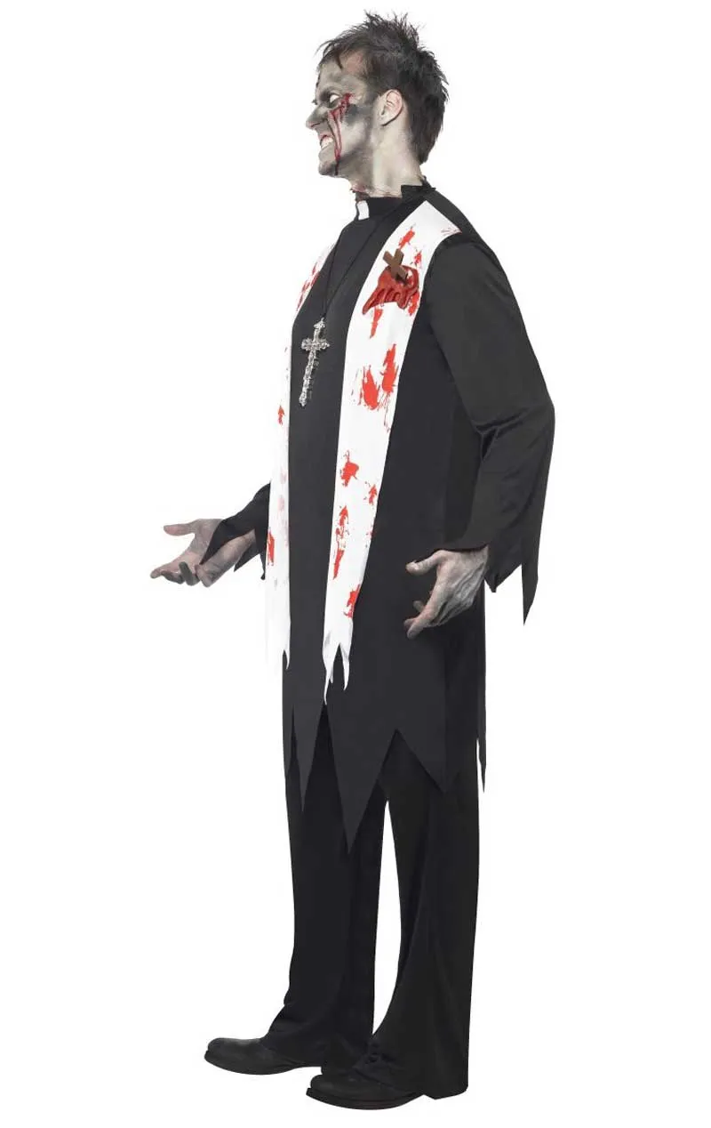Mens Zombie Priest Costume