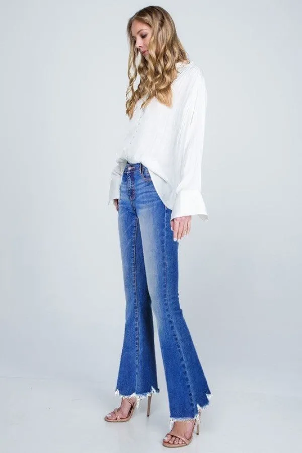Mia Medium Blue Bootcut Jeans